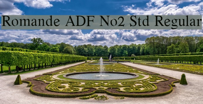 Romande ADF No2 Std Regular Font examples
