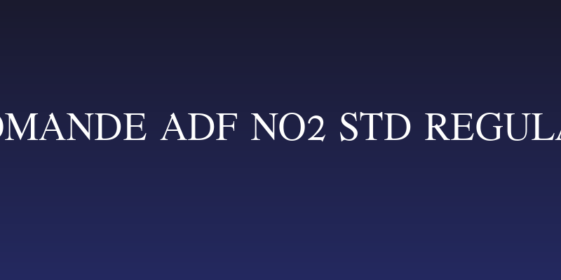 Romande ADF No2 Std Regular Social Header
