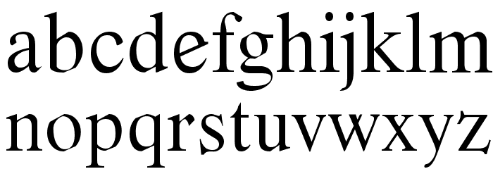 Romande ADF No2 Std Regular Font LOWERCASE
