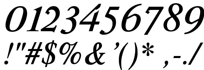 Romande ADF Std Bold Italic Font OTHER CHARS