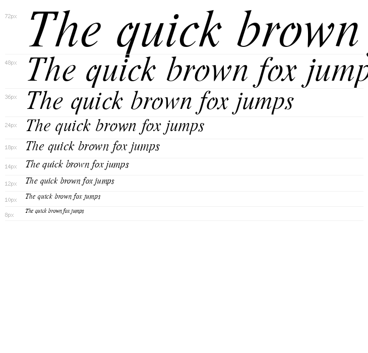 Romande ADF Std Italic Waterfall