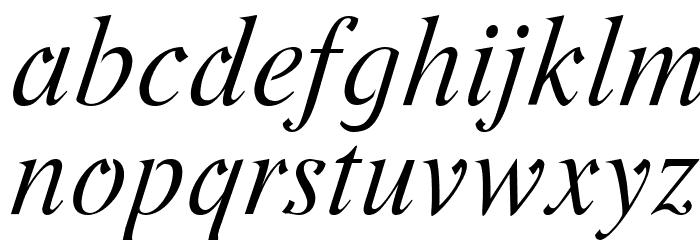 Romande ADF Std Italic Font LOWERCASE