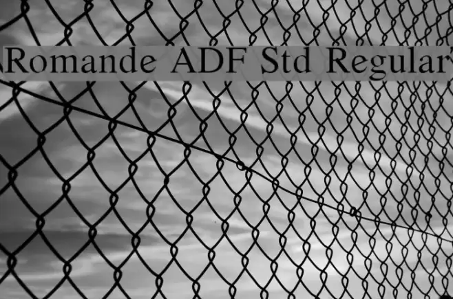 Romande ADF Std Regular Fuentes examples