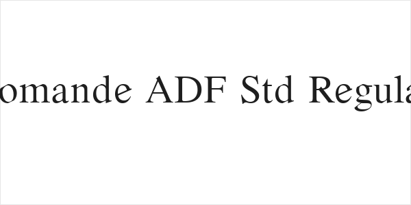 Romande ADF Std Regular Logo