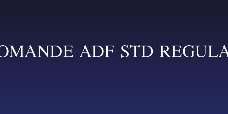 Romande ADF Std Regular Social Header