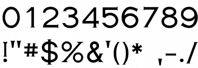 Romanesque Serif Regular Font Alte caractere