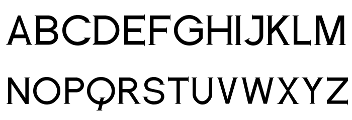 Romanesque Serif Regular Font LOWERCASE