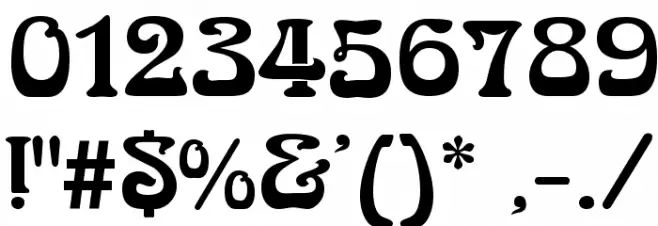 Romaneste Regular Font OTHER CHARS