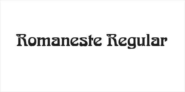 Romaneste Regular Logo