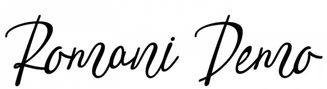 Romani Demo  Free Fonts Download
