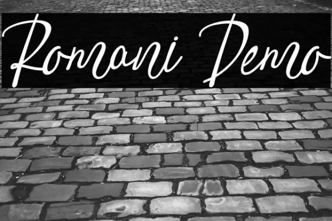 Romani Demo Font examples