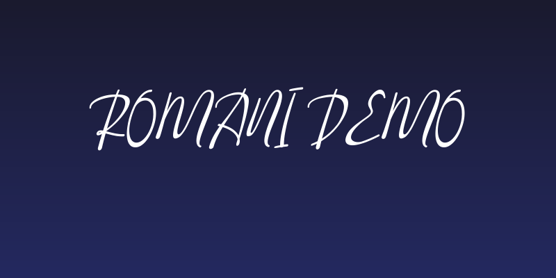 Romani Demo Social Header