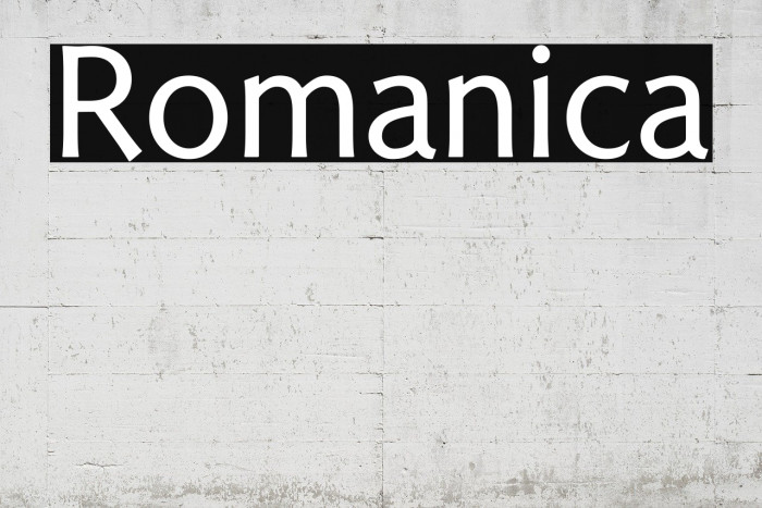 Romanica Font examples