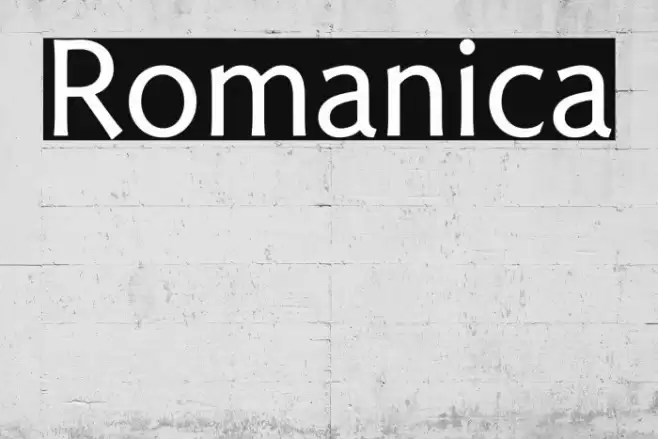 Romanica フォント examples