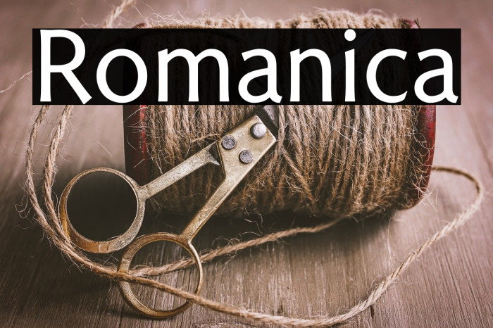 Romanica Font examples