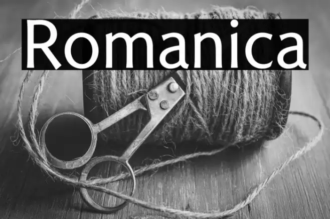 Romanica フォント examples