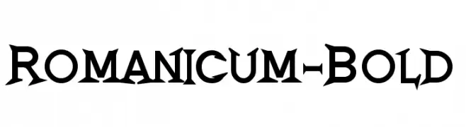 Romanicum-Bold  Frei Schriftart Herunterladen