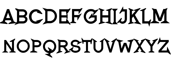 Romanicum-Bold Font Litere mici