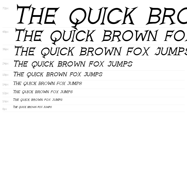 Romanicum-Italic Waterfall