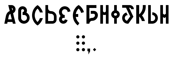 Romanjo-Regular Font OTHER CHARS