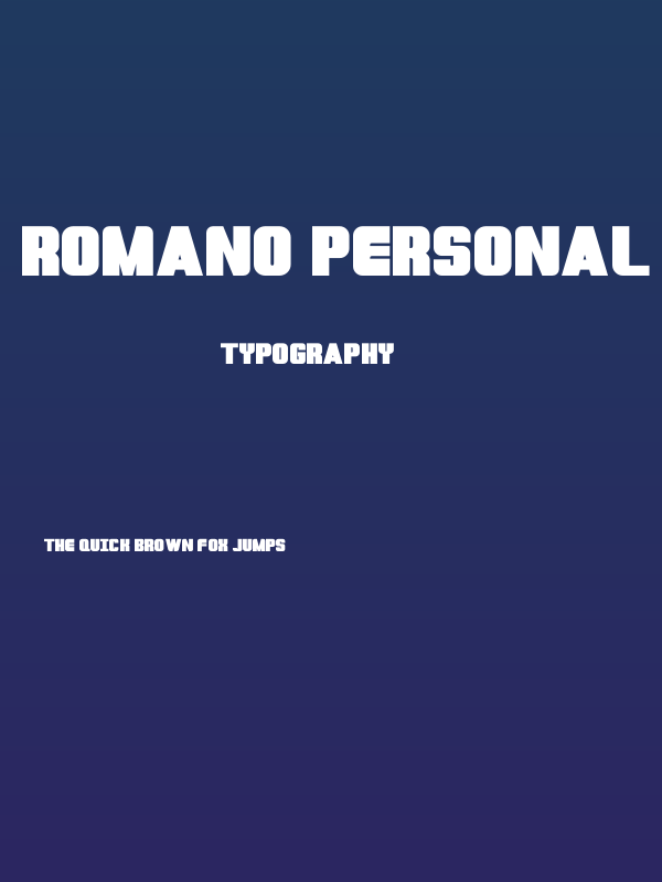 Romano PERSONAL USE ONLY! Poster