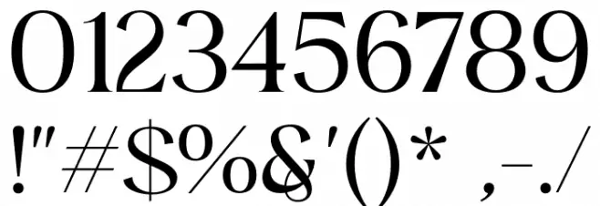 RomansStoryDemo Font OTHER CHARS