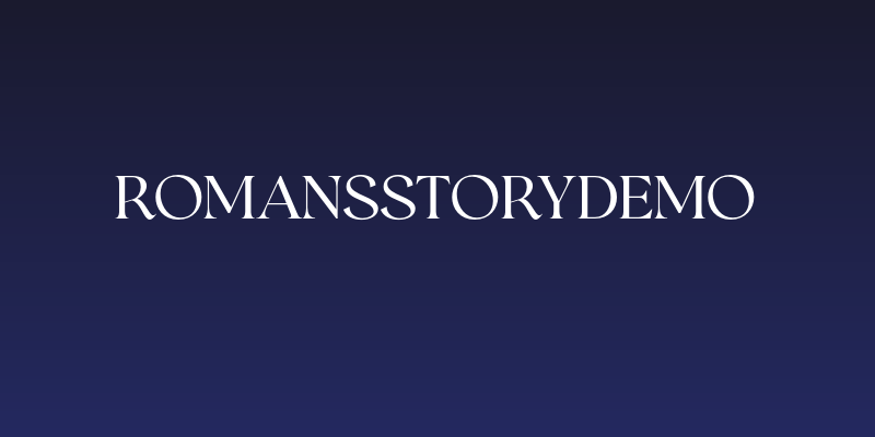 RomansStoryDemo Social Header