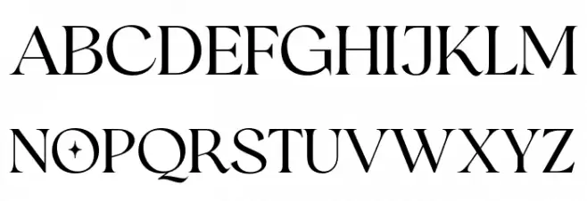 RomansStoryDemo Schriftart Kleinbuchstaben