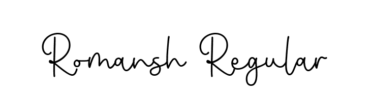 Romansh Regular  font caratteri gratis