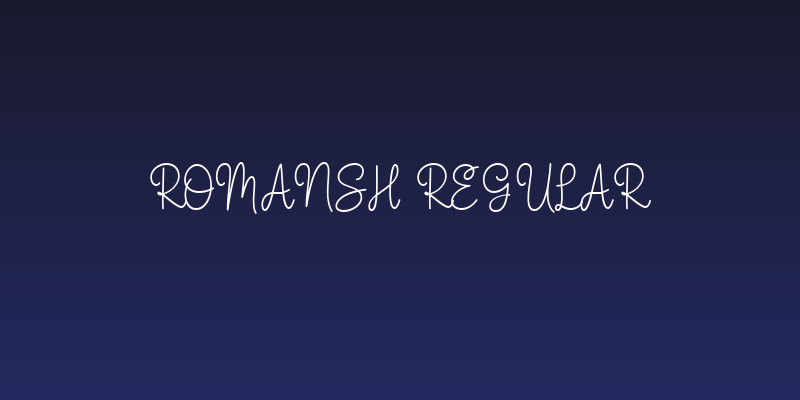 Romansh Regular Social Header