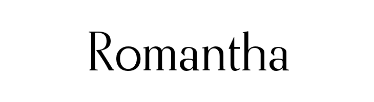 Romantha Font