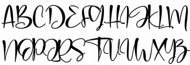 Romantic Blossom - personal use 字体 大写
