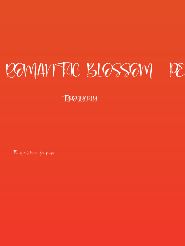 Romantic Blossom - personal use Poster