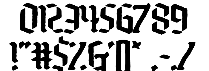 Romantic Chemicals Font OTHER CHARS