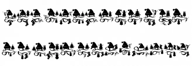 Romantic Christmas Monogram 字体 其它煤焦