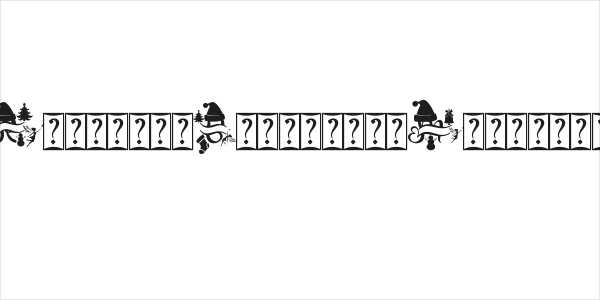 Romantic Christmas Monogram Logo