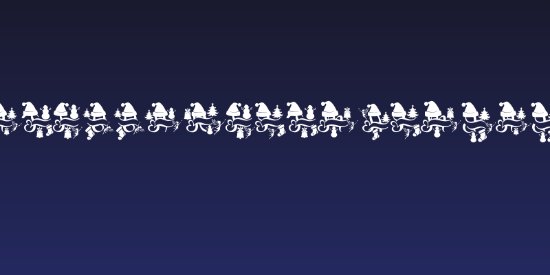 Romantic Christmas Monogram Social Header