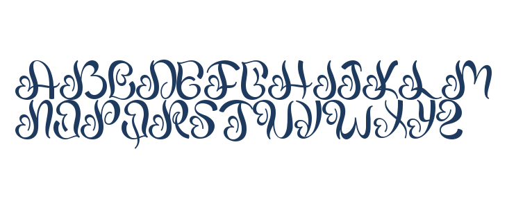 Romantic Christmas Style Demo Uppercase