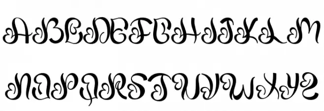 Romantic Christmas Style Demo फ़ॉन्ट अपरकेस