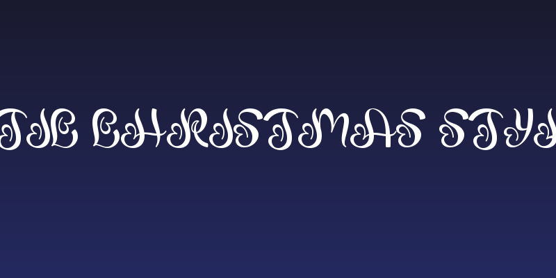 Romantic Christmas Style Demo Social Header