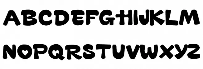 Romantic Christmas 字体 大写
