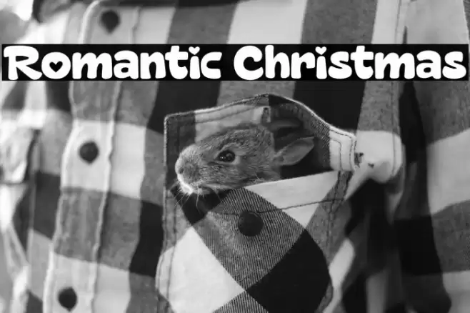 Romantic Christmas フォント examples