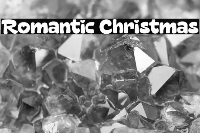 Romantic Christmas フォント examples