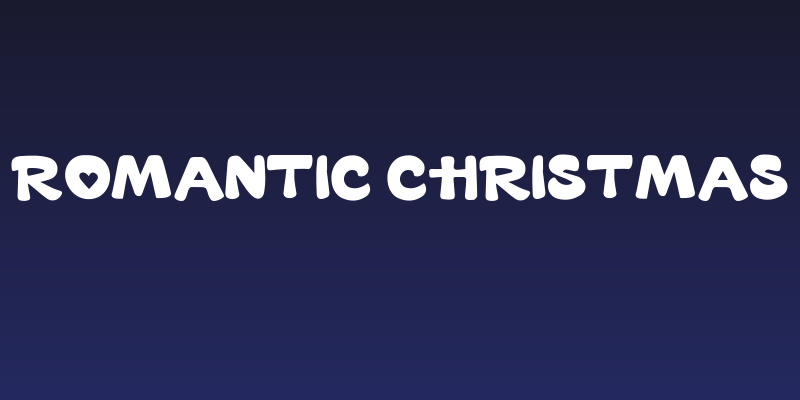 Romantic Christmas Social Header