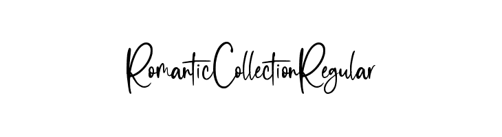 Romantic Collection Regular  Frei Schriftart Herunterladen