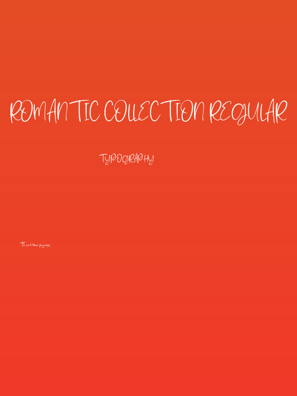 Romantic Collection Regular Poster