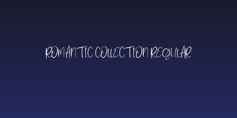 Romantic Collection Regular Social Header