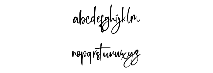 Romantic Collection Regular Font LOWERCASE