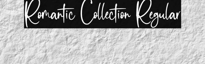 Romantic Collection Regular Example 1