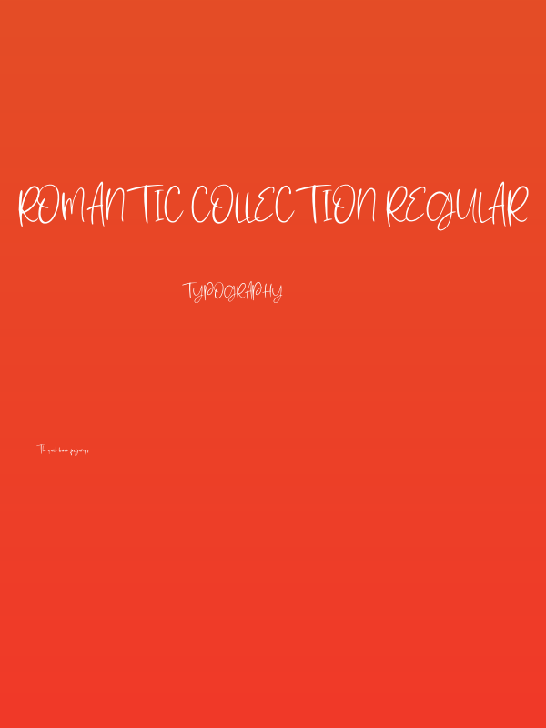 Romantic Collection Regular Poster